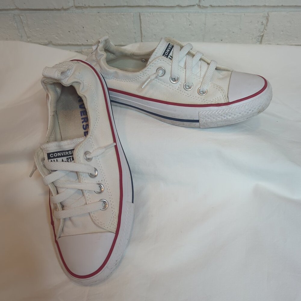 Converse Shoreline Shoes in White, Size 6.5
